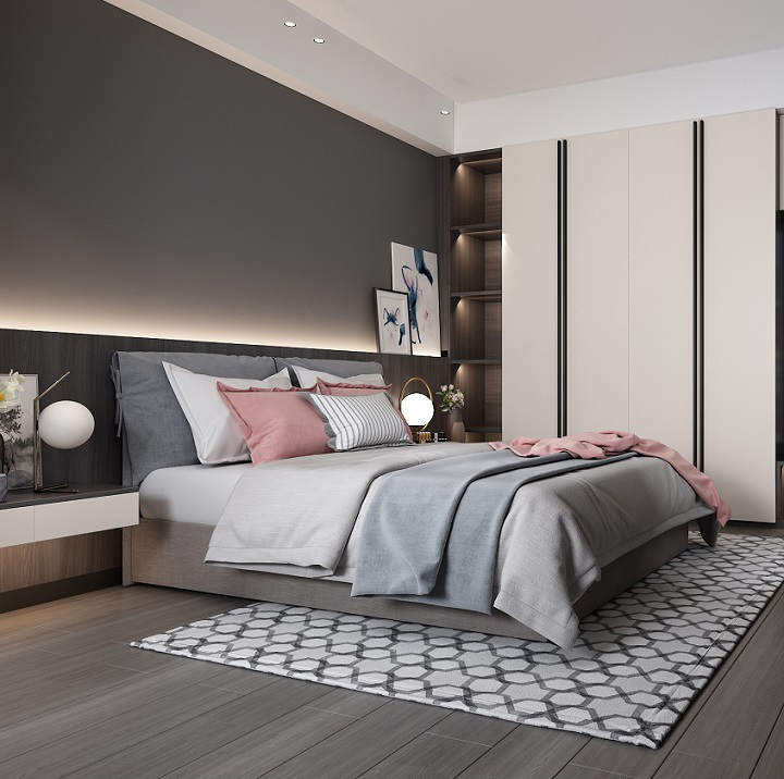 主卧衣柜效果图