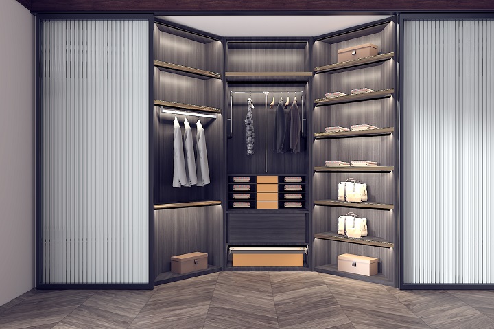 卧室衣帽间定制效果图