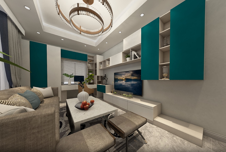 客厅全屋定制图片