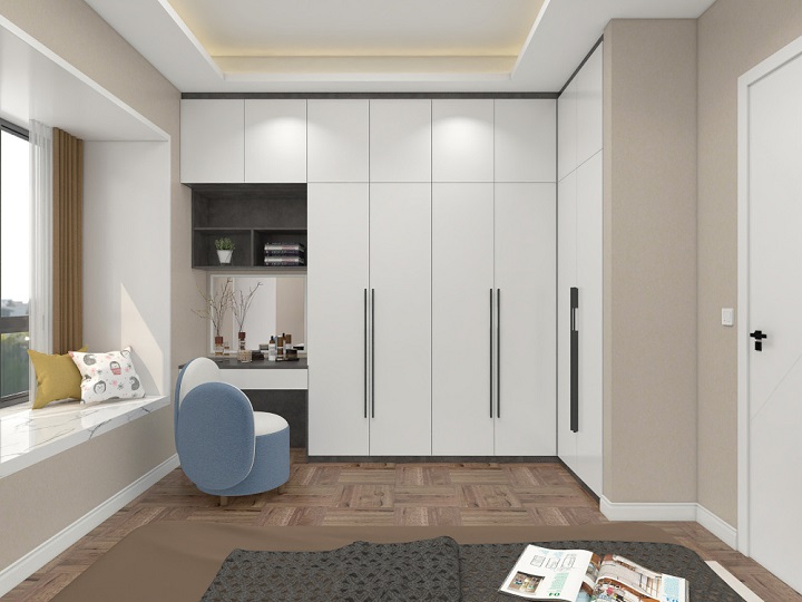 简约整体衣柜效果图