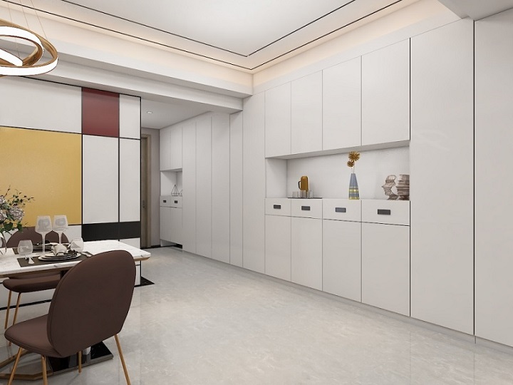 简约风格客餐厅效果图