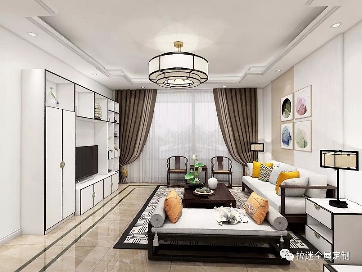 新中式客厅装修效果图