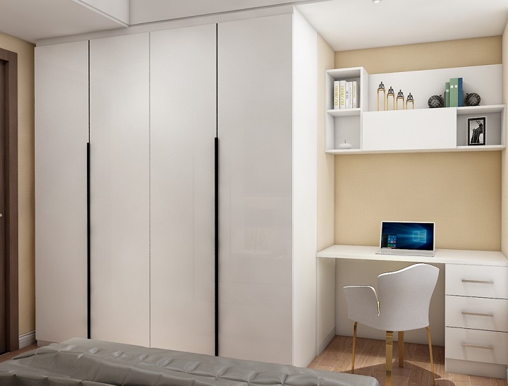 极简风衣帽间图片