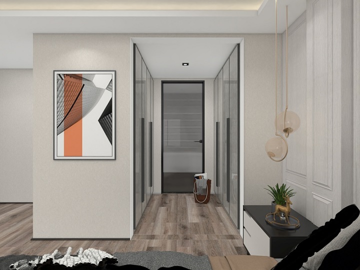 现代简约卧室图片